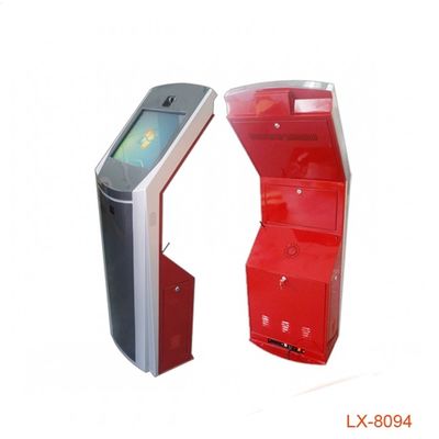 China Smart Touch Screen Visitor Management Kiosk Custom Cardboard Book Display Stands supplier