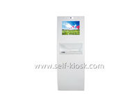 22 Inch Touch Screen Self Service Checkout Kiosk With Card Collector