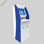 Customized Automated Payment Kiosk , Touch Screen Cash Acceptor Kiosk