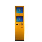 Bill Acceptor Touch Screen Payment Kiosk With 19 Inch Dual Screen
