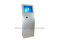 19 Inch Touch Screen Floor Standing Kiosk With Printer And Barcode Scanner