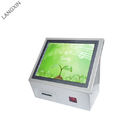 Self Service Countertop Touch Screen Kiosk With QR Barcode Scanner