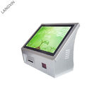 Self Service Countertop Touch Screen Kiosk With QR Barcode Scanner