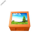 Infrared Touch Screen Computer Kiosk Desktop Mount With Thermal Printer