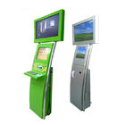 Interactive Dual Screen Kiosk With 42 Inch Top Advertising Display