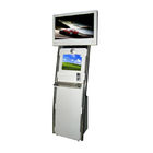 Dual Screen Self Service Interactive Kiosk 1 Year Warranty With Coin Acceptor