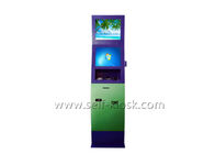 Fast Food Ordering Dual Screen Kiosk With Pos Machine And Receipt Printer