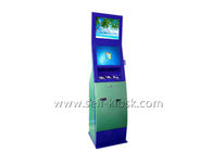 Fast Food Ordering Dual Screen Kiosk With Pos Machine And Receipt Printer