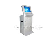 Digital Information Kiosk , Interactive Information Kiosk With A4 Printer And Keyboard