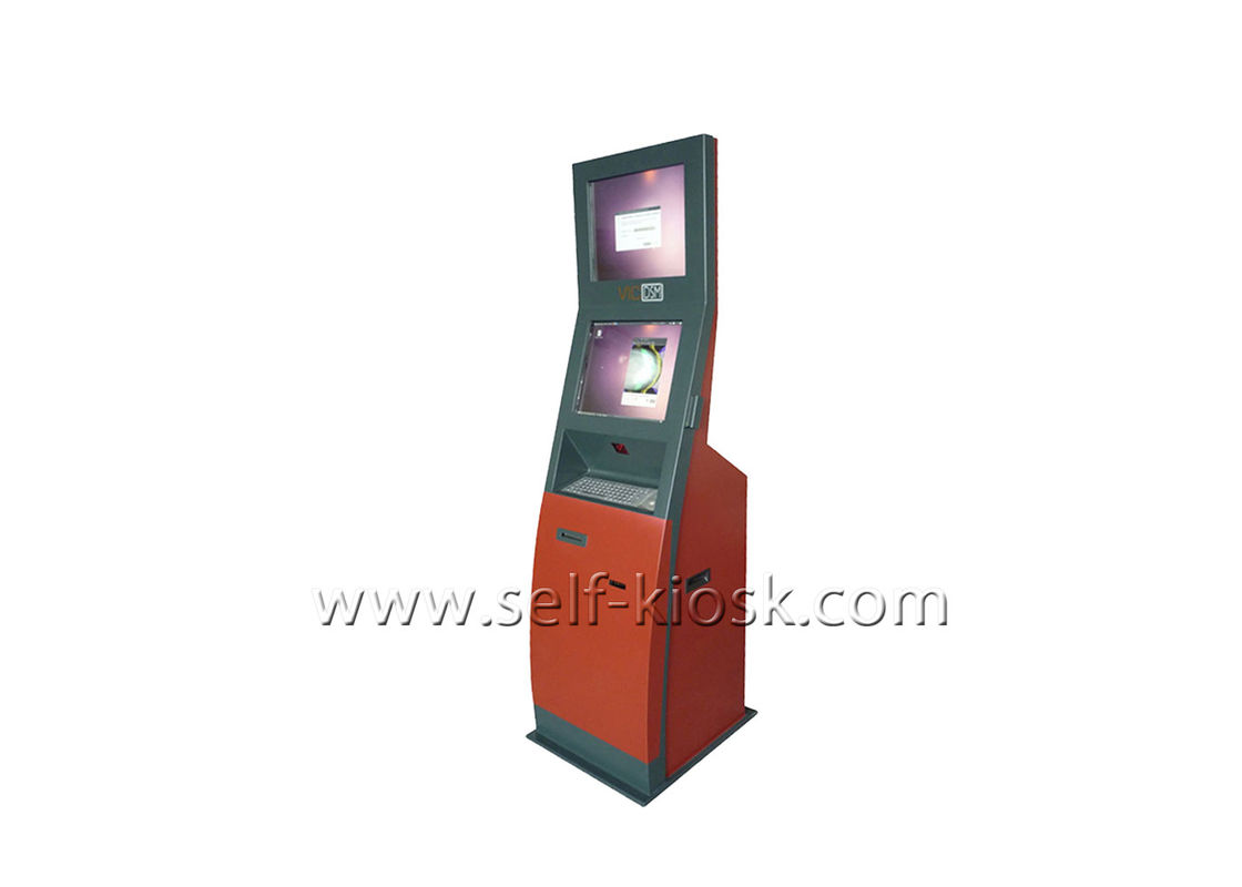 19 Inch Dual Screen Self Check In Kiosk Fast And Convenient Operation