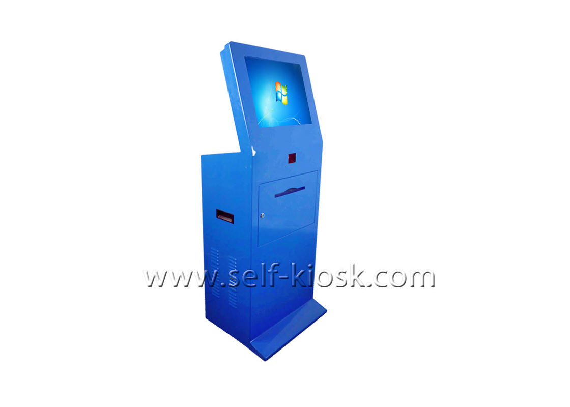 Interactive Touch Screen Self Service Printing Kiosk With Color Printer