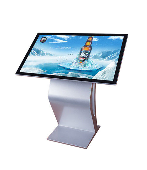 Windows Android IOS Standing Computer Kiosk , Commercial Digital Signage