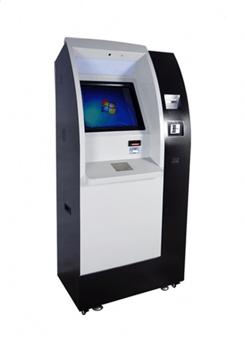 Selfservice Floor Standing Digital Atm Machine With Multi Size Touchscreen