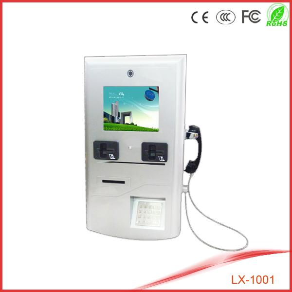 Customized Wall Mount Kiosk For Shopping Mall Interactive Payment