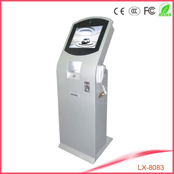 Outdoor Lcd Touch Screen Self Service Payment Kiosk With A4 Thermal Printer