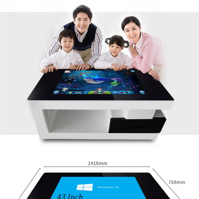 42 Inch Interactive Touch Screen Table For Restaurant Coffee Shop