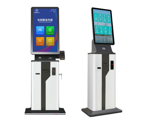 Touchscreen-Check-in-Kiosk Self-Service-Terminal-Kiosk mit Drucker