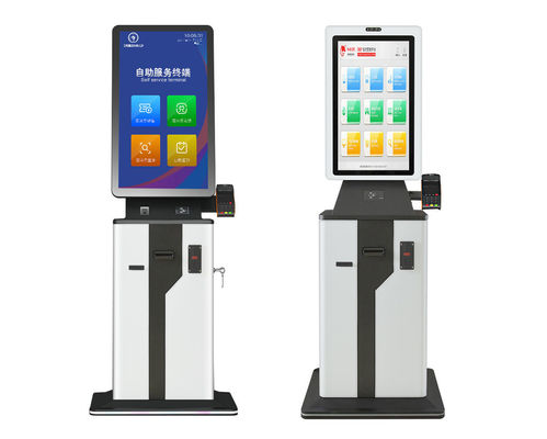 Customization Restaurant Self Ordering Kiosk Pos System For Print Boarding Pass