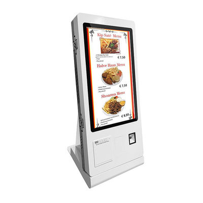 Restaurant 24 Inch Self Service Ordering Kiosk Online Payment
