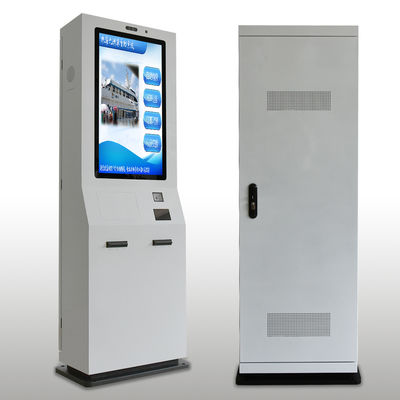 Intelligenter Parkplatz-Zahlungs-Maschinen-Kiosk im Freien mit Barcode-Scanner und Kamera