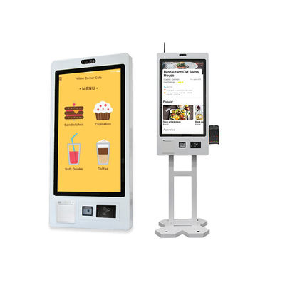 32 Inch Touch Screen Self Ordering Kiosk For Supermarket Quick Service