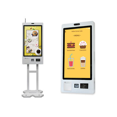 23 Inch Self Service Ordering Kiosk Waterproof For Fast Food Restaurants