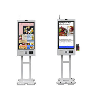 24 32 Inch Self Cashier Machine Mcdonalds Self Order Payment Touchscreen Display Kiosk