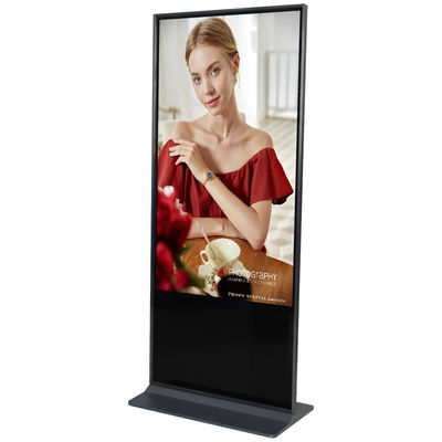 Floor Stand 43 Inch Lcd Touch Screen Totem Digital Signage Kiosk Advertising Display