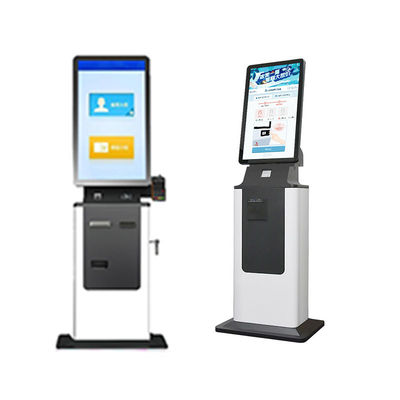 Cash Accept Self Service Machine , Payment Terminal Kiosk For Government Hospital