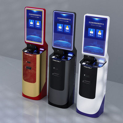 Lcd Touch Screen Robust Self Payment Kiosk Efficient Payments