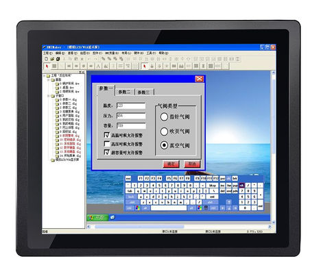 주문 19 인치 1개의 산업 묻힌 터치 패널에서 어려운 군용 컴퓨터 전부 online manufacture