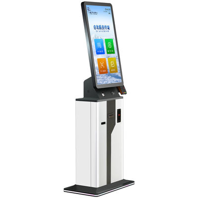 kaufen 21,5-Zoll-Management-Selbstbedienungskiosk-Zahlungsterminal mit Qr-Code-Scanner-Drucker-Position online manufacture