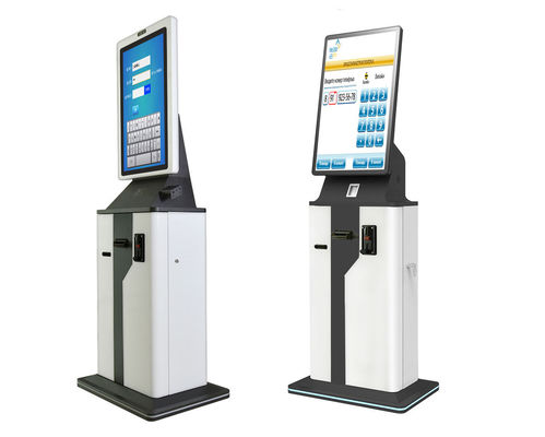 comprare Chiosco per il check-in in acciaio al carbonio Chiosco per informazioni aeroportuali da pavimento online manufacture