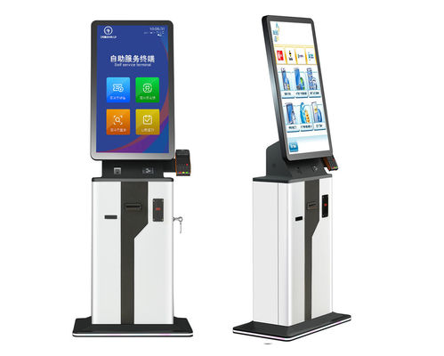 Buy Customized Smart Payment Terminal Self Checkout Cash Accept Ticket online manufacture