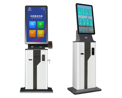 comprar Quiosque de check-in de autoatendimento com slot para leitor de cartão POS Cobrança de caixa registradora online manufacture