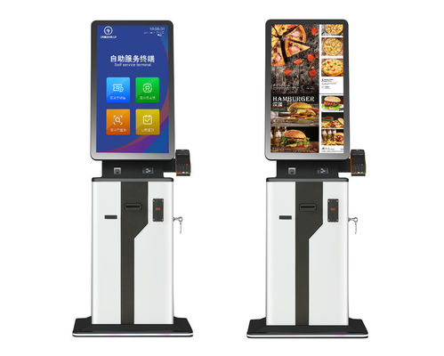 Buy 21.5inch Ticket Vending Kiosk Pos Machine Digital Ordering Kiosks online manufacture