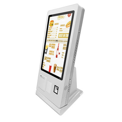 Buy 21.5 Inch Self Service Touch Screen Kiosks Barcode Scanner Kfc Self Ordering Kiosk online manufacture