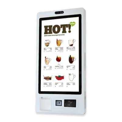kopen 32 Inch Restaurant Betaling Kiosk Machine Automatische Wandmontage Touchscreen Kiosk online manufacture