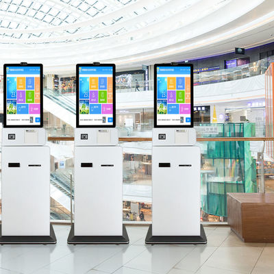 Buy Floor Standing Self Service Kiosk Payment Terminal Receipt Printing 32 Inch online manufacture