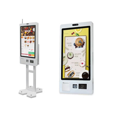buy Self Service Order Payment Interactive Touch Screen Kiosk Self Pay Machine Barcode Scanner Ticket Printer Ordering Kiosk online manufacture