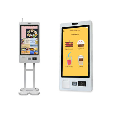 Buy Fast Food Restaurant Self Service Ordering Kiosk Pos Machine Touch Screen Cashless Payment Terminal Checkout Kiosk online manufacture