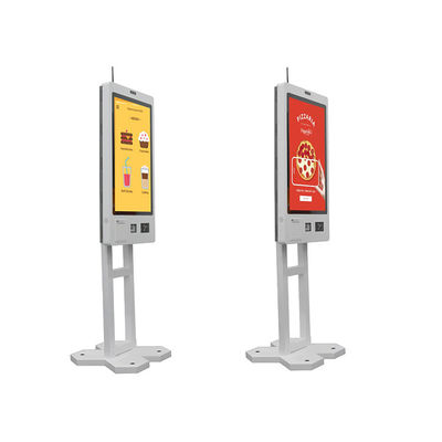 Buy Self Ordering Touch Screen Payment Kiosk Restaurant Android Automatic A4 Printer Card Dispenser Kiosk Terminal online manufacture