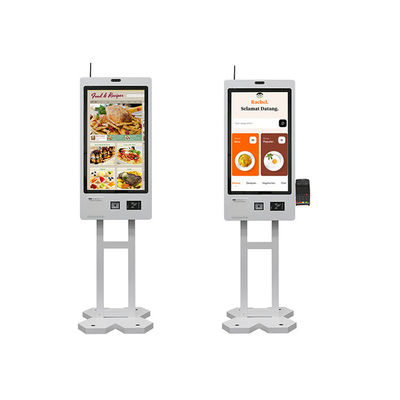 Buy Restaurant Self Ordering Kiosk with Card Reader Thermal Printer online manufacture