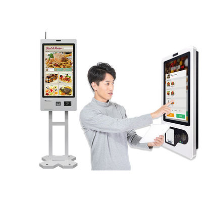 Buy High Quality Restaurant Ordering Machine Qr Code Scanner Mcdonalds Kiosk Payment Kiosk online manufacture