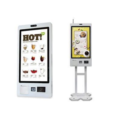 Buy WiFi / Bluetooth / Ethernet Restaurant Self Ordering Kiosk With LCD Touchscreen Display online manufacture