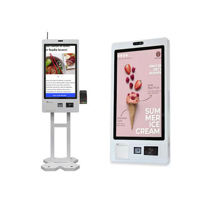 Buy Fast Food Payment Terminal Kiosk Lcd Self Service Ordering Touch Screen Interactive Kiosk online manufacture