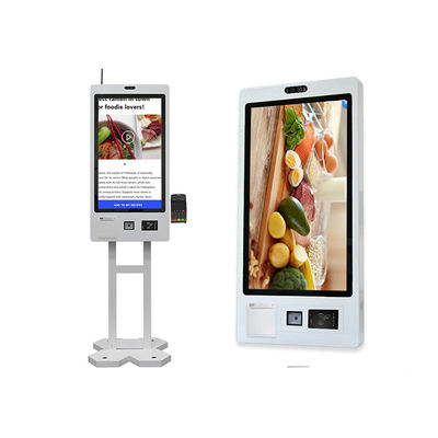 comprar Quiosque do registro do visitante do serviço do auto máquina pedindo do fast food de 19 polegadas online manufacture