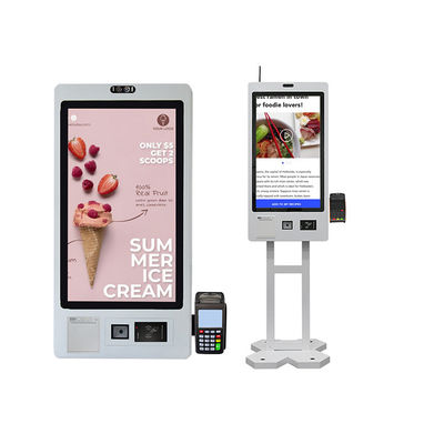 Buy Window Interactive Touch Screen Kiosk Payment Checkout Touch Screen Ordering System online manufacture