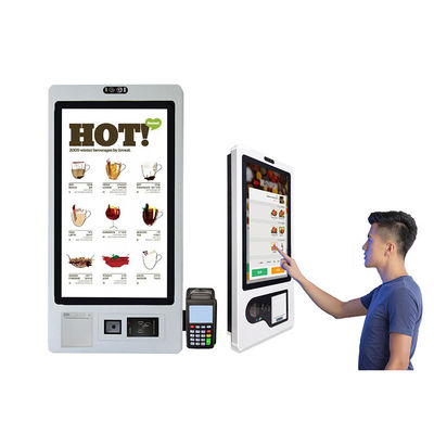 comprar Quiosque de monitor de tela sensível ao toque de autoatendimento para restaurante Quiosque de pagamento em dinheiro com leitor de cartão online manufacture