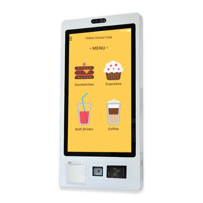 Buy Self Service Restaurant Win Touch Screen Kiosk Menu POS Payment Ordering Food online manufacture
